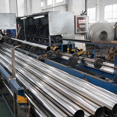 Decorative Welded Round Stainless Steel Pipes SS Tube SUS 201 316L 304