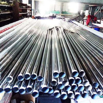 Ss Welded 630mm Stainless Steel Pipes 302 304 JIS 32205 Brush Polish